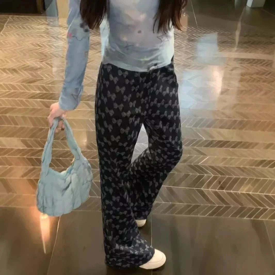 Butterfly-print Pants